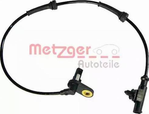 Metzger 0900484 - Датчик ABS, частота обертання колеса autozip.com.ua