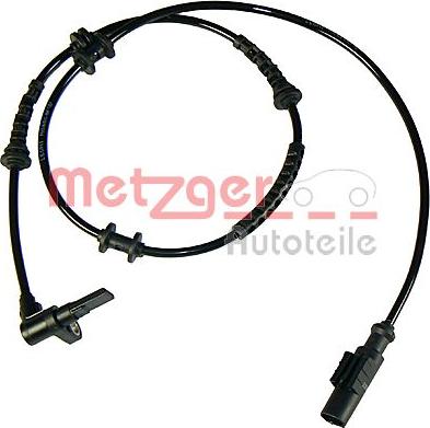 Metzger 0900439 - Датчик ABS, частота обертання колеса autozip.com.ua