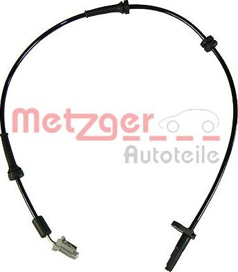 Metzger 0900510 - Датчик ABS, частота обертання колеса autozip.com.ua
