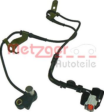 Metzger 0900680 - Датчик ABS, частота обертання колеса autozip.com.ua