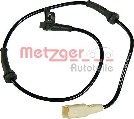 Metzger 0900054 - Датчик ABS, частота обертання колеса autozip.com.ua