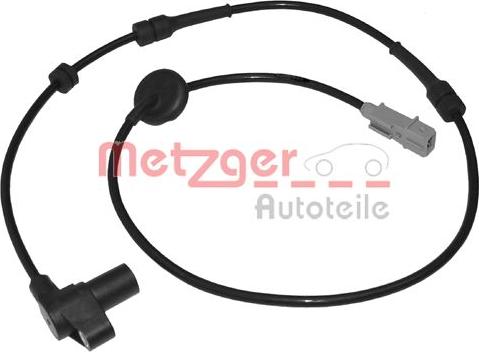 Metzger 0900057 - Датчик ABS, частота обертання колеса autozip.com.ua