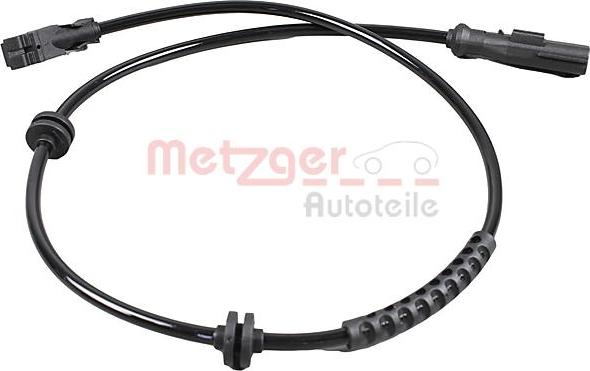 Metzger 09001435 - Датчик ABS, частота обертання колеса autozip.com.ua