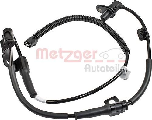 Metzger 09001478 - Датчик ABS, частота обертання колеса autozip.com.ua