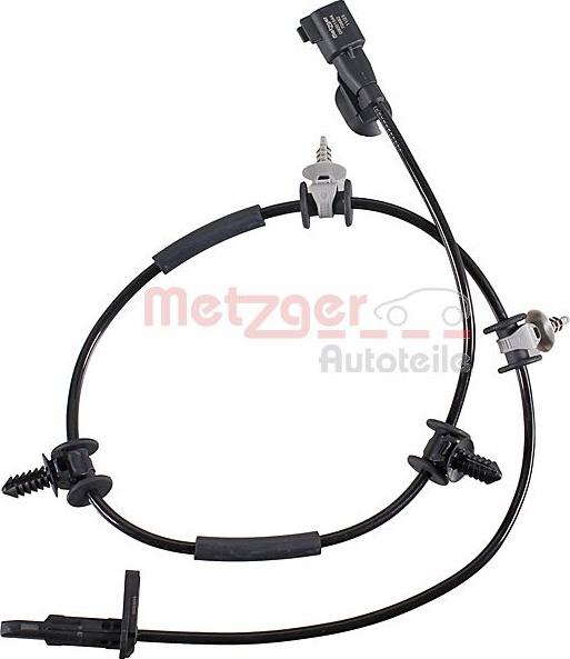 Metzger 09001544 - Датчик ABS, частота обертання колеса autozip.com.ua