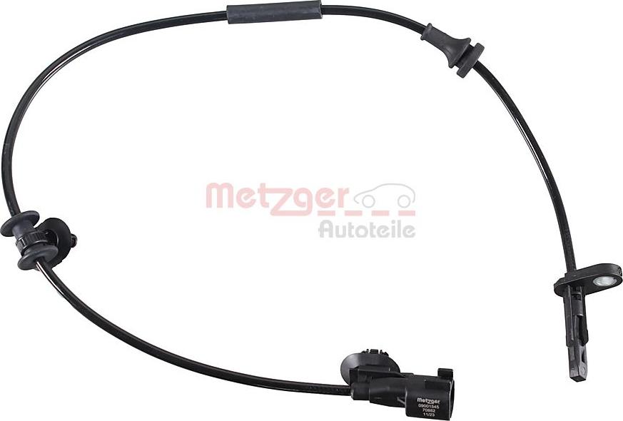Metzger 09001545 - Датчик ABS, частота обертання колеса autozip.com.ua