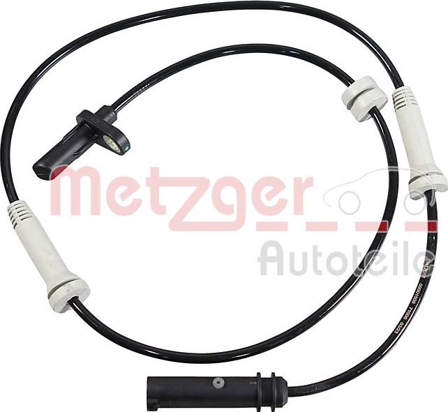 Metzger 09001508 - Датчик ABS, частота обертання колеса autozip.com.ua