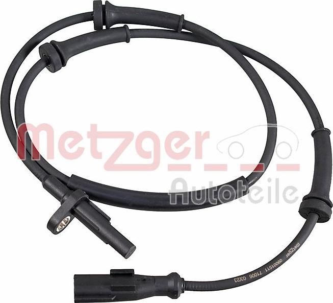 Metzger 09001511 - Датчик ABS, частота обертання колеса autozip.com.ua