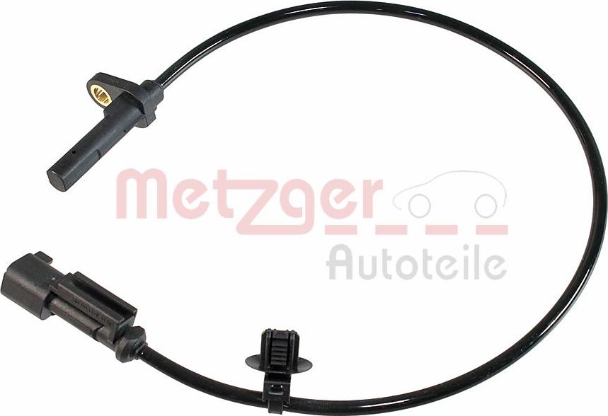 Metzger 09001512 - Датчик ABS, частота обертання колеса autozip.com.ua