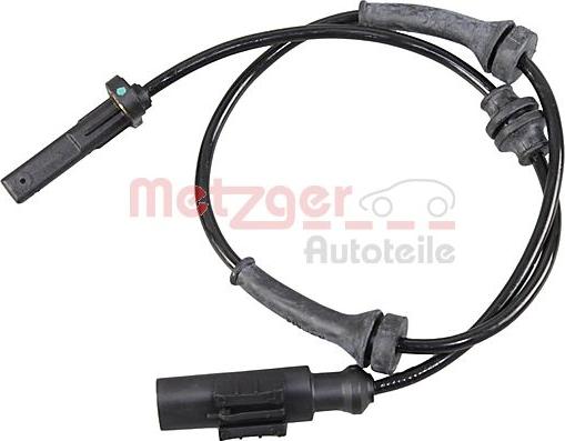 Metzger 09001191 - Датчик ABS, частота обертання колеса autozip.com.ua