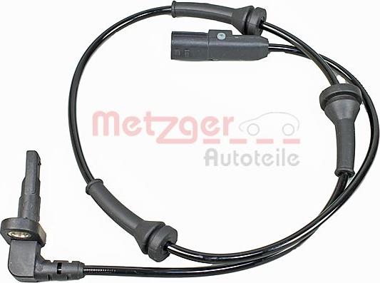 Metzger 09001109 - Датчик ABS, частота обертання колеса autozip.com.ua