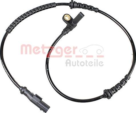 Metzger 09001104 - Датчик ABS, частота обертання колеса autozip.com.ua