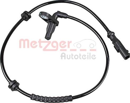 Metzger 09001138 - Датчик ABS, частота обертання колеса autozip.com.ua
