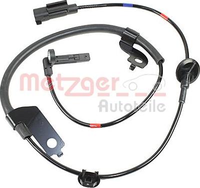 Metzger 09001353 - Датчик ABS, частота обертання колеса autozip.com.ua