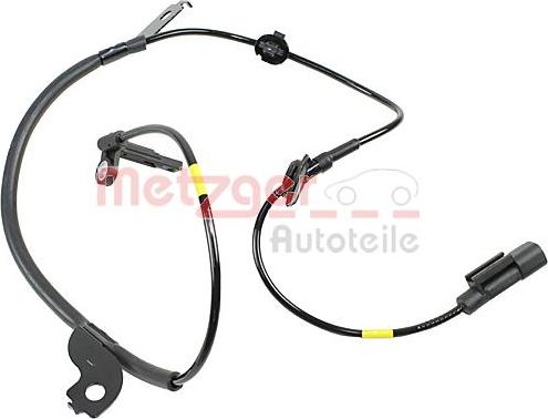 Metzger 09001352 - Датчик ABS, частота обертання колеса autozip.com.ua