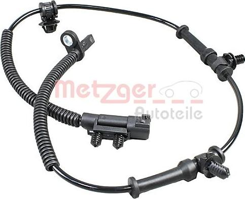 Metzger 09001332 - Датчик ABS, частота обертання колеса autozip.com.ua
