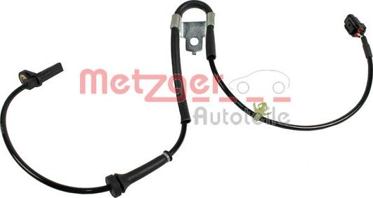 Metzger 0900132 - Датчик ABS, частота обертання колеса autozip.com.ua