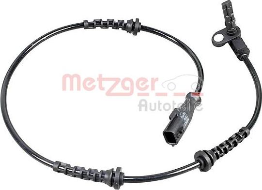 Metzger 09001258 - Датчик ABS, частота обертання колеса autozip.com.ua
