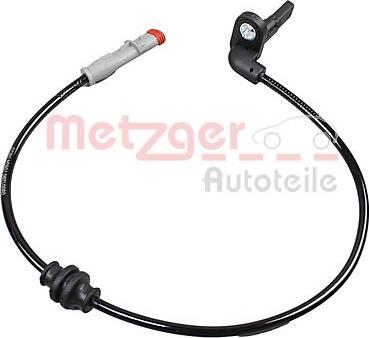 Metzger 09001280 - Датчик ABS, частота обертання колеса autozip.com.ua