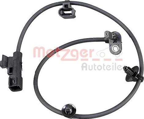 Metzger 09001227 - Датчик ABS, частота обертання колеса autozip.com.ua