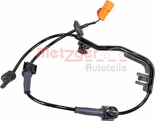 Metzger 09001275 - Датчик ABS, частота обертання колеса autozip.com.ua