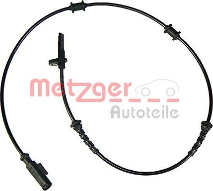 Metzger 0900824 - Датчик ABS, частота обертання колеса autozip.com.ua