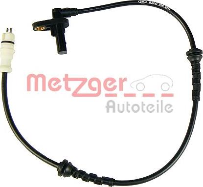 Metzger 0900396 - Датчик ABS, частота обертання колеса autozip.com.ua