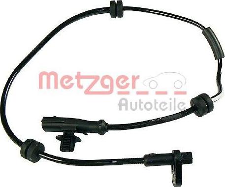 Metzger 0900348 - Датчик ABS, частота обертання колеса autozip.com.ua