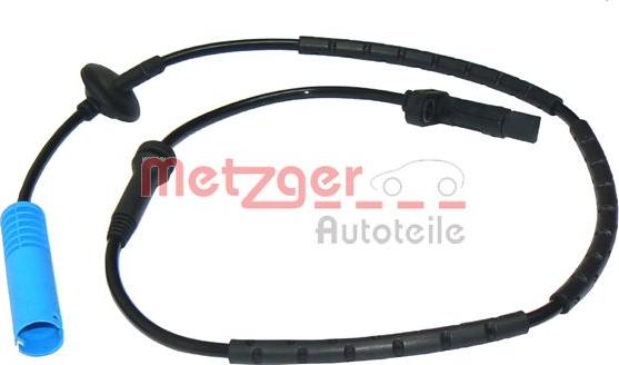 Metzger 0900256 - Датчик ABS, частота обертання колеса autozip.com.ua