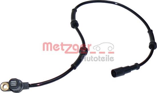 Metzger 0900279 - Датчик ABS, частота обертання колеса autozip.com.ua