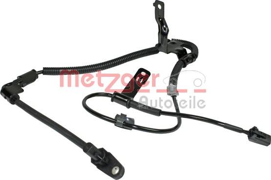 Metzger 0900740 - Датчик ABS, частота обертання колеса autozip.com.ua