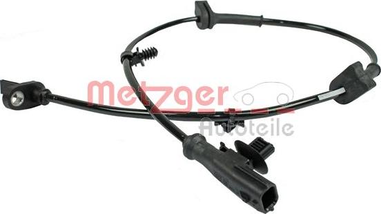 Metzger 0900748 - Датчик ABS, частота обертання колеса autozip.com.ua