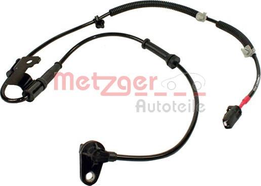 Metzger 0900743 - Датчик ABS, частота обертання колеса autozip.com.ua