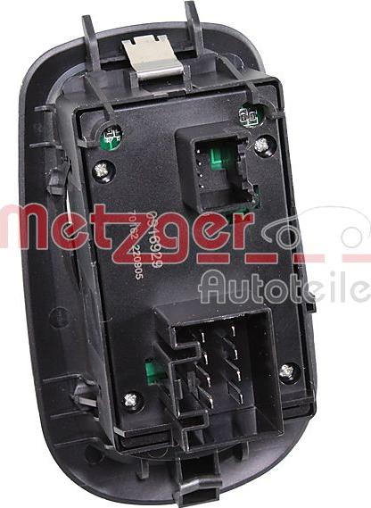 Metzger 0916929 - Вимикач, стеклолод'емнік autozip.com.ua
