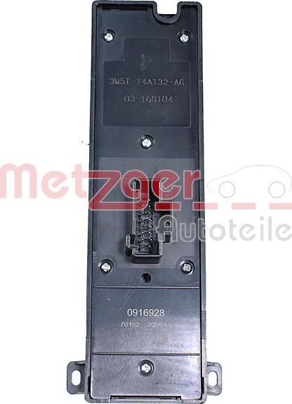 Metzger 0916928 - Вимикач, стеклолод'емнік autozip.com.ua