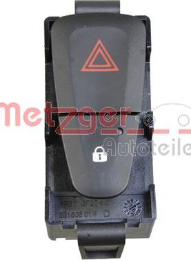 Metzger 0916593 - Покажчик аварійної сигналізації autozip.com.ua