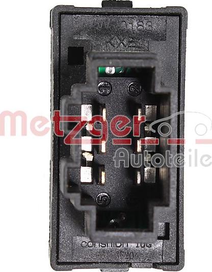 Metzger 09161005 - Вимикач, стеклолод'емнік autozip.com.ua