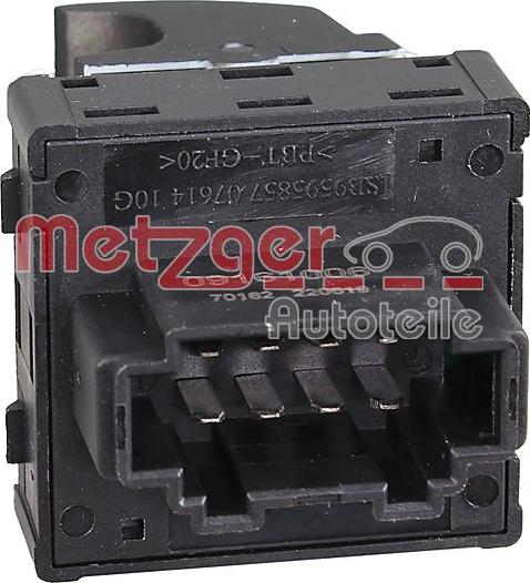 Metzger 09161006 - Вимикач, стеклолод'емнік autozip.com.ua
