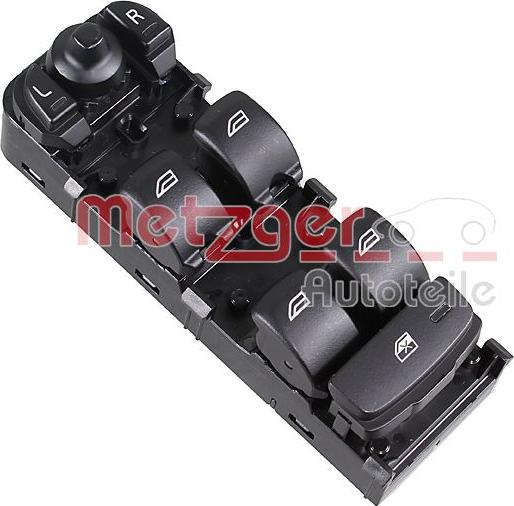 Metzger 09161166 - Вимикач, стеклолод'емнік autozip.com.ua