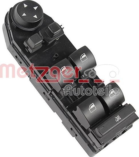 Metzger 09161107 - Вимикач, стеклолод'емнік autozip.com.ua