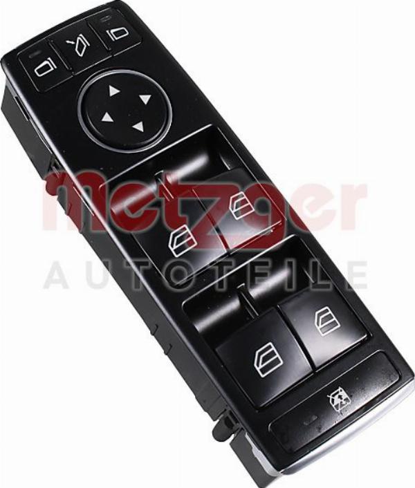 Metzger 09161252 - Вимикач, стеклолод'емнік autozip.com.ua