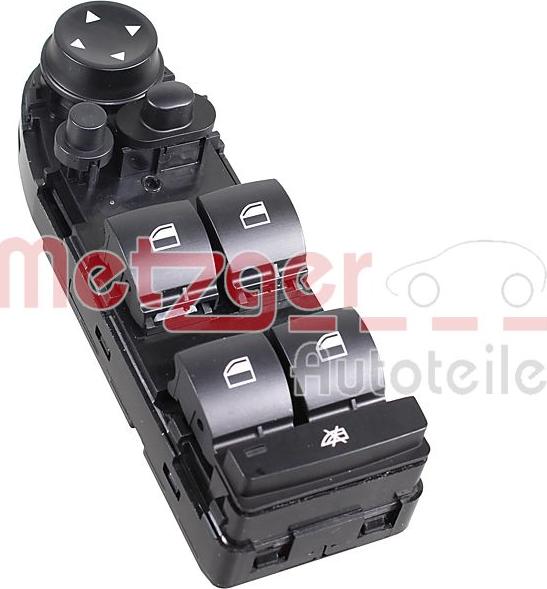 Metzger 09161204 - Вимикач, стеклолод'емнік autozip.com.ua