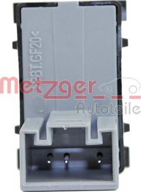 Metzger 0916373 - Вимикач, стеклолод'емнік autozip.com.ua