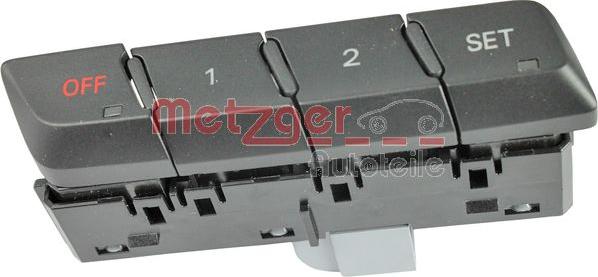Metzger 0916272 - Регулювальний елемент, регулювання сидіння autozip.com.ua