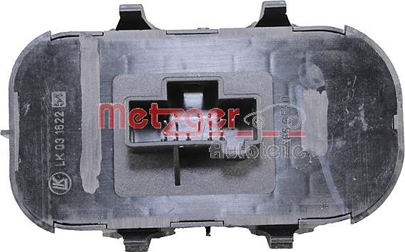 Metzger 0916781 - Вимикач, стеклолод'емнік autozip.com.ua