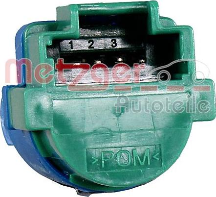 Metzger 0911166 - Вимикач ліхтаря сигналу гальмування autozip.com.ua