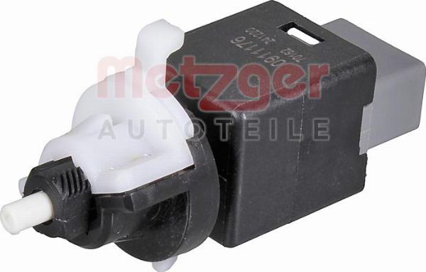 Metzger 0911176 - Вимикач ліхтаря сигналу гальмування autozip.com.ua