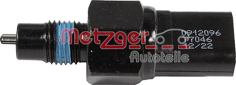 Metzger 0912096 - Датчик, контактний перемикач, фара заднього ходу autozip.com.ua