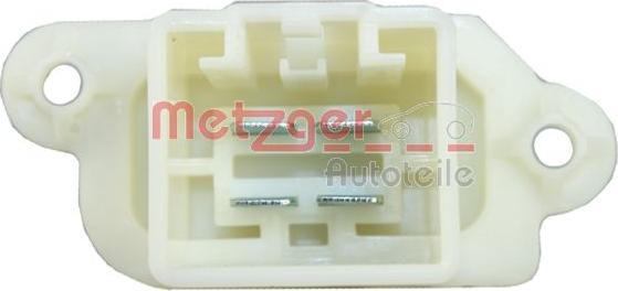 Metzger 0917029 - Опір, реле, вентилятор салону autozip.com.ua