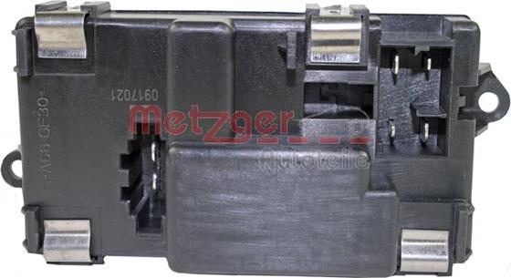 Metzger 0917021 - Блок управління, опалення / вентиляція autozip.com.ua